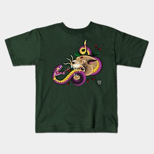 Panther Vs Snake Kids T-Shirt